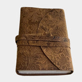 Oakwood Brown Leather Journal | Handmade Leather Journal Diary |  Perfect Leather Journal Diary | Handmade Paper